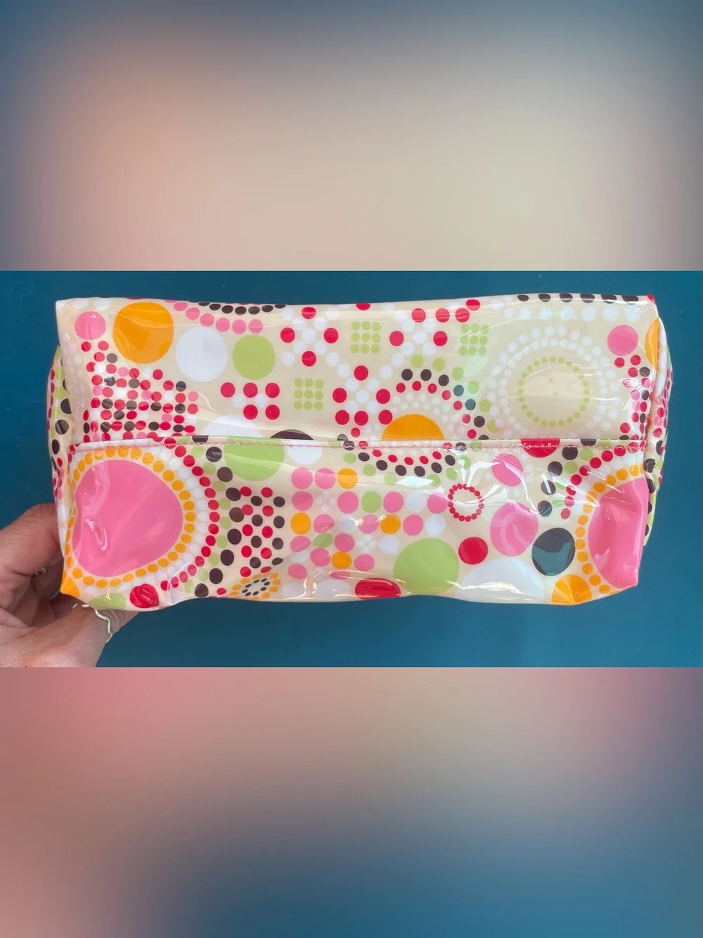Mod Print Travel Make-up Bag NWOT